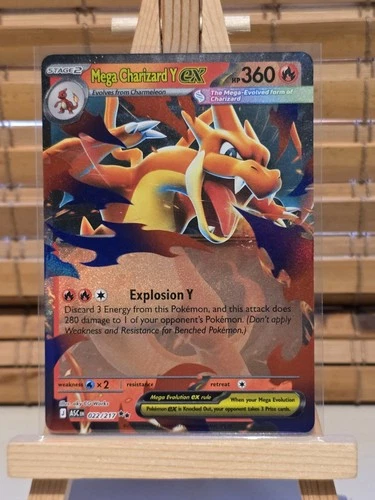 New ListingMega Charizard Y EX 022/217 - ASC EN Ascended Heroes Pokémon- NM