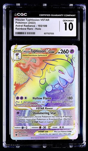 Hisuian Typhlosion VSTAR graded CGC 10 for sale on eBay