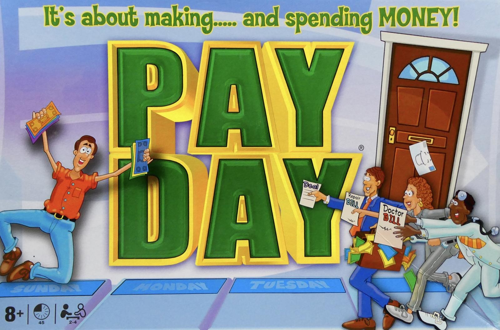 Winning Moves Pay Day Board Game Classic Edition PayDay (8+) - Complete