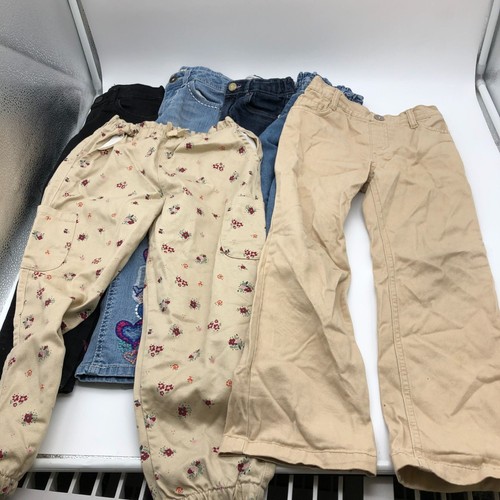 Girls 5T Pants BUNDLE Jeans Leggings Chinos H&M Levis Old Navy Mudd Mixed - Picture 4 of 9