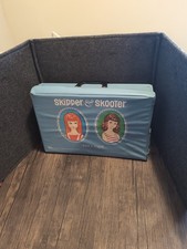 Vintage Barbie Skipper  SKOOTER Blue Vinyl Double Doll Case Trunk 1965