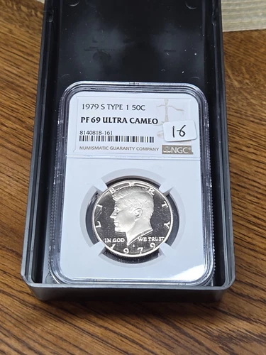 1979 S 50c Kennedy Half Dollar NGC PF69 Ultra Cameo Proof San Francisco Type 1
