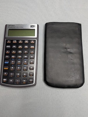HP 10bII+ Financial Calculator Business Statistics Scientific with Sleeve Case