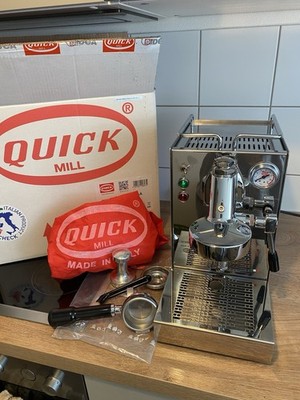 Quick Mill Carola Evo Siebträger Espressomaschine Edelstahl Chrom