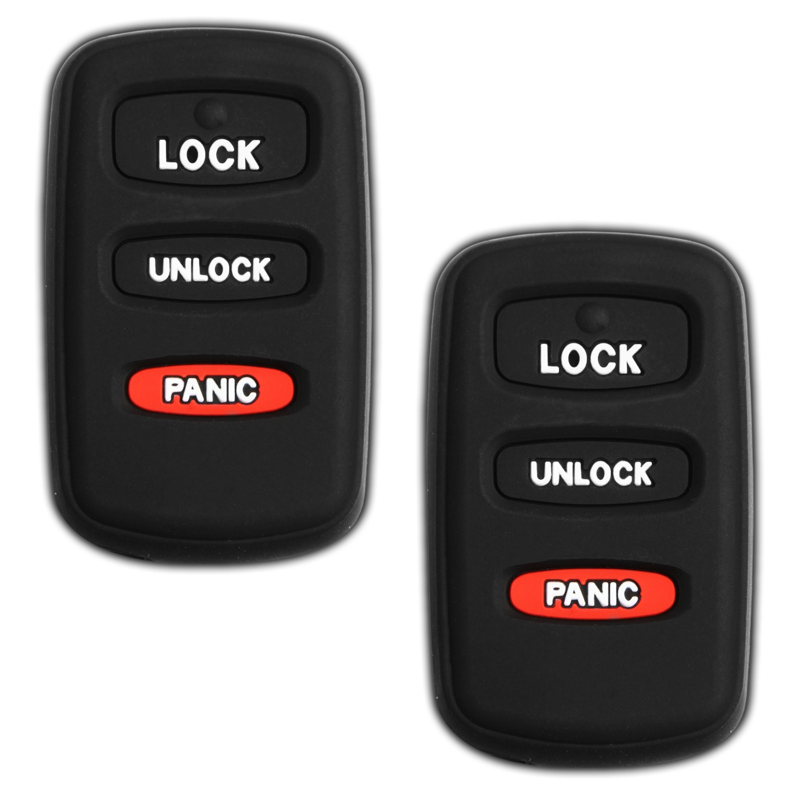 2 Key Fob Remote Skin Shell Case Cover for Mitsubishi OUCG8D-525M-A