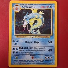 Gyarados 006/102 Base Set Holo Pokémon Card Lp