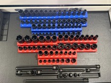 Harbor Freight Quinn 1/2" + 3/8&rdquo; Master Impact Socket Set Organization Bins