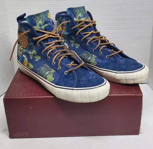 Vans Vault Taka Hayashi Paradise Classic Bleu Supreme Rare Taille 13 avec Boîte