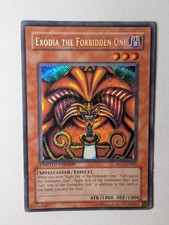 Yugioh Exodia The Forbidden One MC1-EN001 Secret Rare Limited ed played lightly