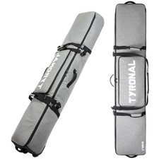 Snowboard Bag with Wheels,Heavy Duty 600D Polyester Oxford Wear-Resistant,Pad...