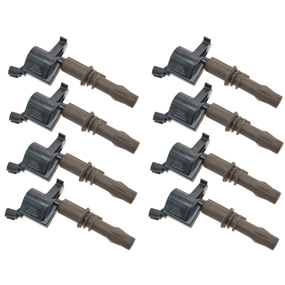 Delphi GN10233 Kit de bobina de encendido del motor Juego de 8 piezas para Ford Lincoln Mercury Nuevo Foto 4 de 4