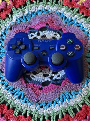 Sony PlayStation 3 Dualshock 3 Controller Blau PS3 Wireless Pad Guter Zustand