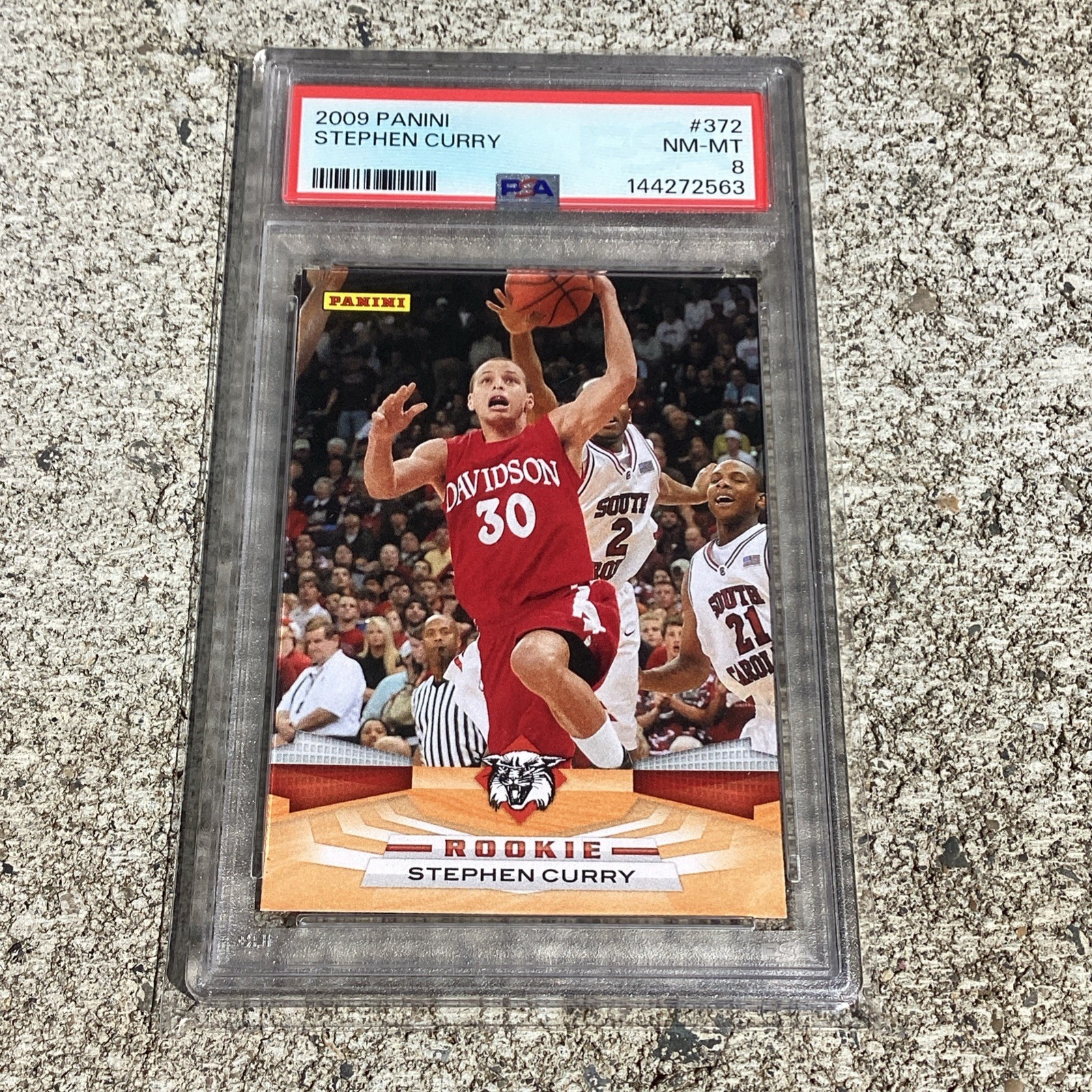 2009 PANINI STEPHEN CURRY RC PSA 8 Golden State Warriors NBA Rookie Davidson