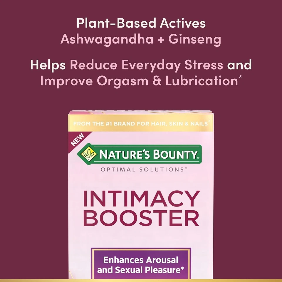 Nature's Bounty Optimal Solutions 亲密助推器,临床显示可增强 — 第 3/4 张图片