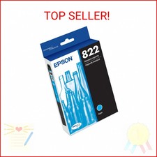 EPSON 822 DURABrite Ultra Ink Standard Capacity Cyan Cartridge T822220-S Works