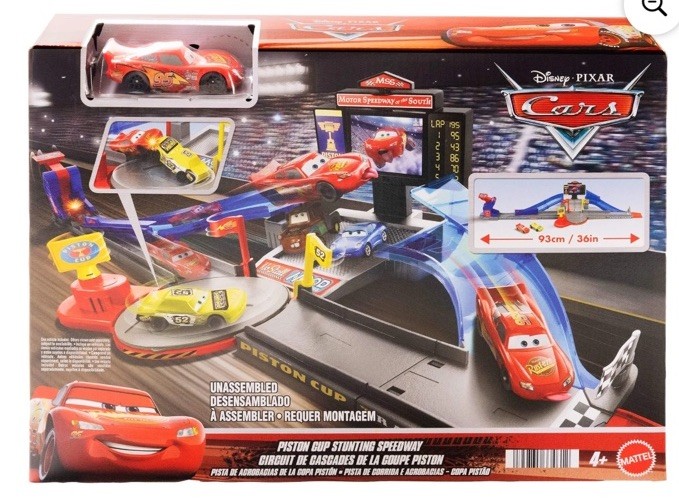 Disney Pixar Cars Piston Cup Stunt Speedway Playset 2026 Mattel