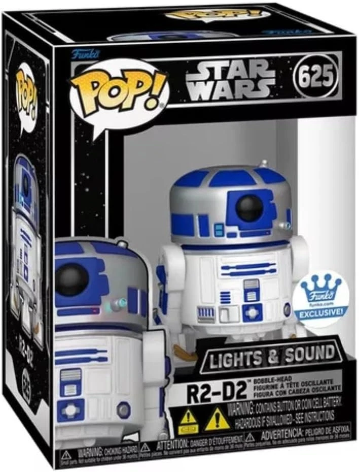 Funko Pop! Star Wars - R2-D2 Lights & Sound #625 Funko Exclusive
