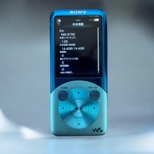 Sony Walkman NW-S755 16GB Blue Digital Media Player Working English Menu
