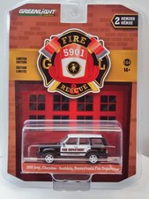 Greenlight 1:64 2000 Jeep Cherokee-Scottdale, Pennsylvania State Fire Department