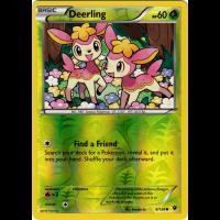 XY - Fates Collide #8/124 Deerling REVERSE HOLO