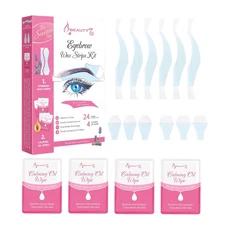 Beauty7 Sensitive Eyebrow Wax Strips, Facial Hair Removal for Women, Eyebrow... 