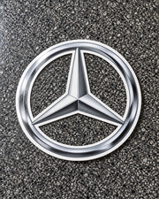 Mercedes-benz Logo Sticker 4 Star Vinyl Decal Car Laptop Water Bottle Usa Made