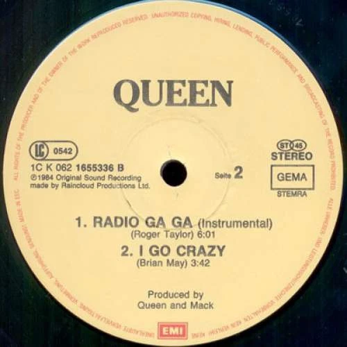 Queen Radio Ga Ga 12" Maxi Vinyl Schallplatte 197 - Bild 4 von 4
