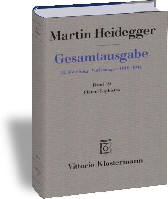 Thumbnail - Gesamtausgabe. 4 Abteilungen / Platon: Sophistes, Martin Heidegger