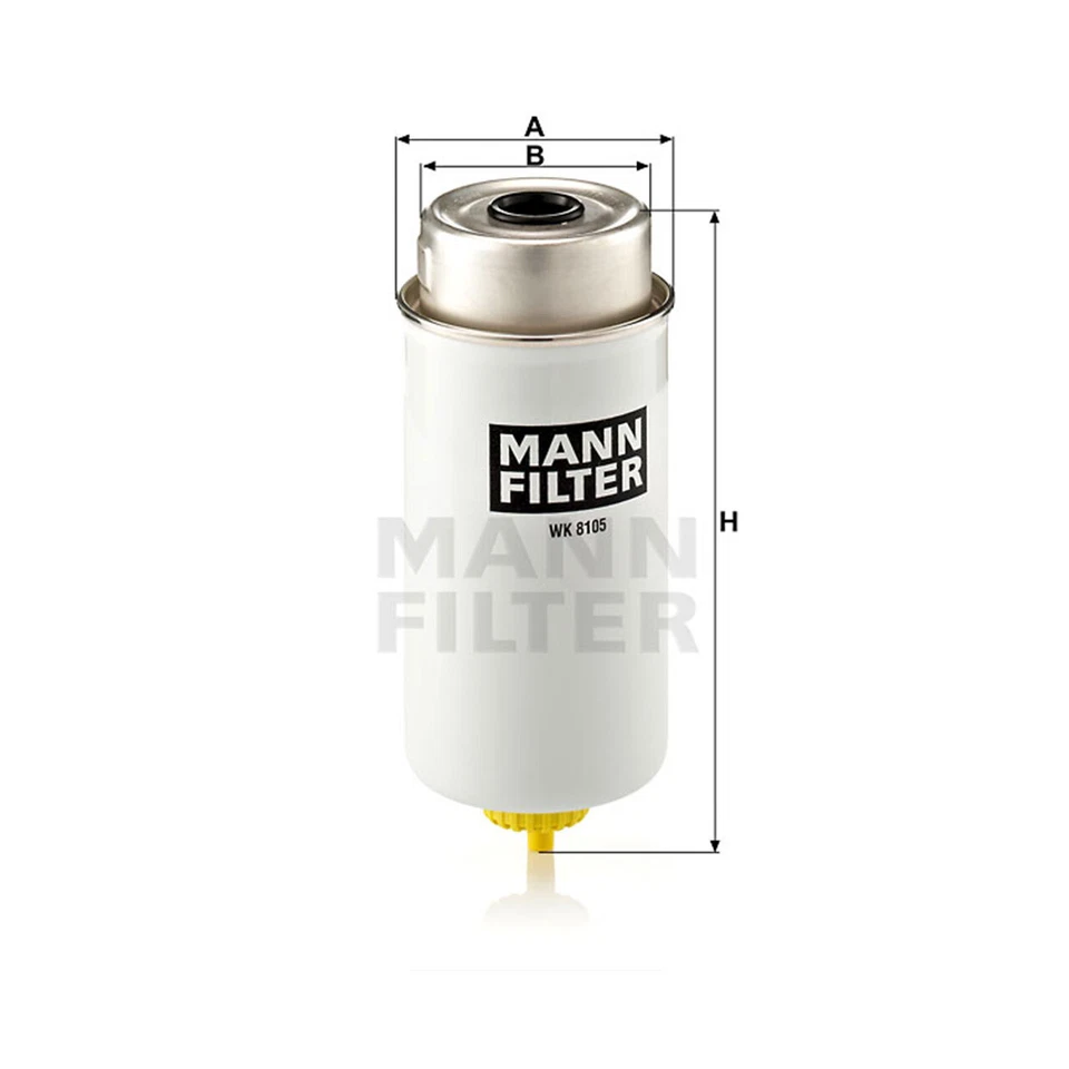 WK8105 MANN Fuel Filter for FORD Transit 2000-11 2.0L 2.2L 2.4L - image 2 of 2