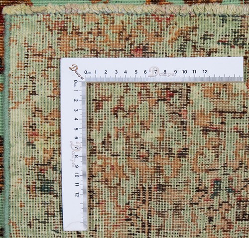 Alfombra Persa Vintage Tejida A Mano 150 X 109 Cm - Oriental, Alfombra, Verde - Imagen 10 de 10