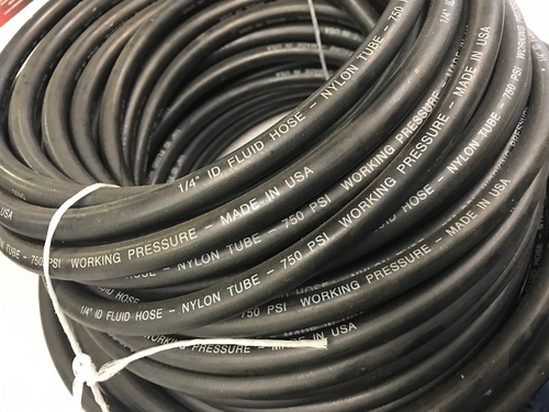 Fluid Hose Nylon I.D. 1/4", O.D. 1/2" Price per foot - Picture 2 of 2