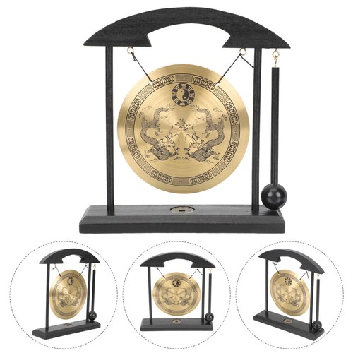 Copper Gong Ornaments Office Home Decor for Wealth