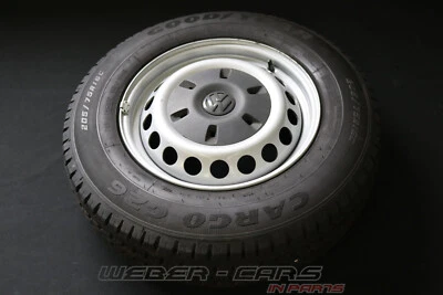1x MB Sprinter W906 313CDI VW Crafter 2E Stahlfelge Notrad Winterreifen M+S 9mm - Bild 1 von 4