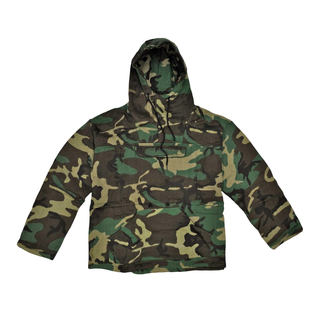 Mens Hoodie Military Camouflage Windbreaker Kangaroo Outdoor Work 