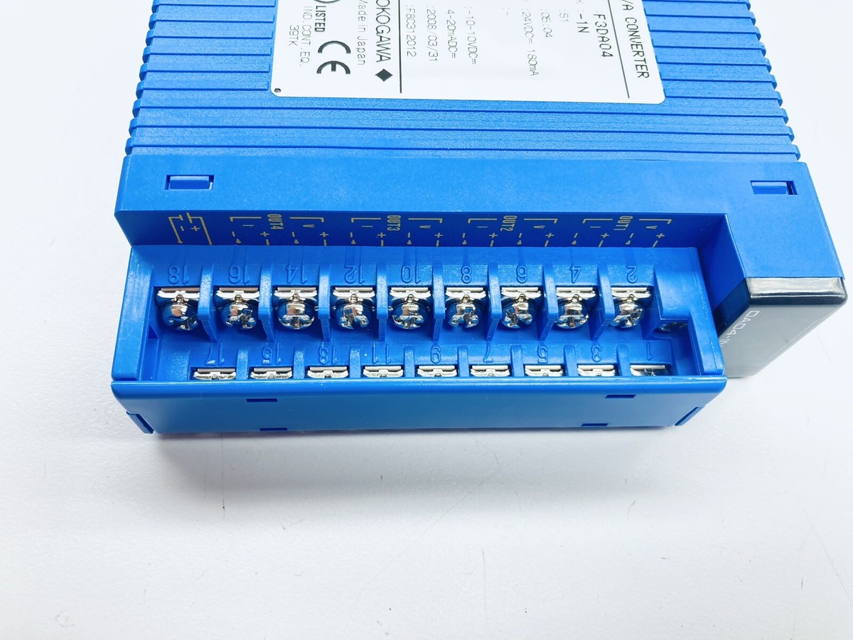 MR-YOKO-01 YOKOGA製D/Aコンバーター F3DA04-1N NEW YOKOGAWA F3DA04-1N D/A CONVERTER F3DA04 24VDC 180MA
