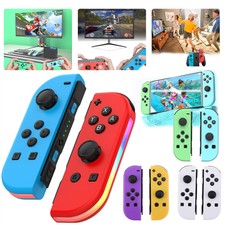 Joy Con Controller mit LED, Wireless Gamepad ...