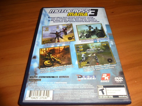 Motocross Mania 3 (Sony PlayStation 2, 2005) PS2 Complete - Picture 2 of 3