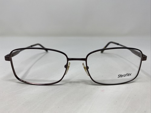 Sferoflex 2259 441 56-18-145 Brown Metal Full Rim Eyeglasses Frame JJ50