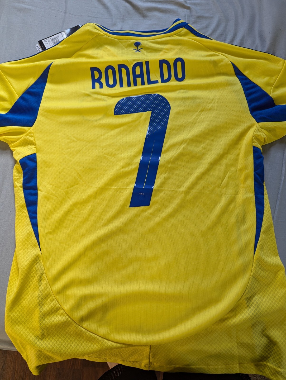 Ronaldo #7 Al Nassr Home Jersey XL (SLIM FIT)
