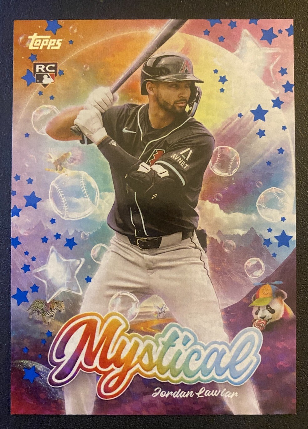 2024 Topps Update Jordan Lawlar Mystical Blue Star Variant SP RC #MYS-16 DBacks