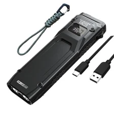 Nitecore EDC23 SABER Ultra Slim Pocket TAC EDC Flashlight w/USB-C Charging Cable