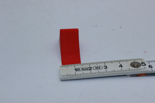 4 x Bremskeil rot 1:14 1:15 1:16 Unterlegkeil Hemmschuh Keile Bagger LKW - Bild 5 von 5