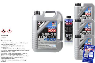 8L Liqui Moly Top Tec 4600 5W-30 Motoröl Pro-Line Motorspülung Motorreiniger