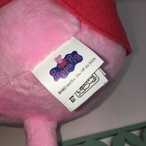 Peppa Pig Peluche Amoroso Animal de Peluche 14" Fiesta Rosa Lechón Rojo Vestido Oink Granja - Imagen 7 de 12
