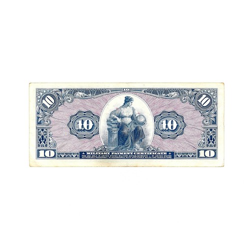 US MPC 10 Dollars Series 611 vf - Picture 2 of 2