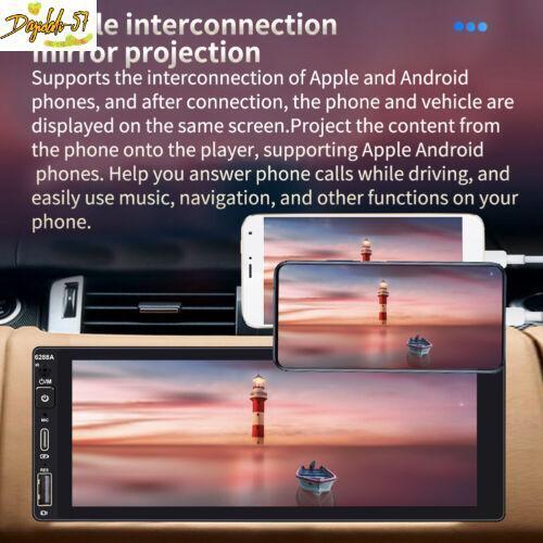 Car 1 Din Radio Stereo Touch Screen GPS Navigation WiFi Carplay Android Player - Picture 18 of 24