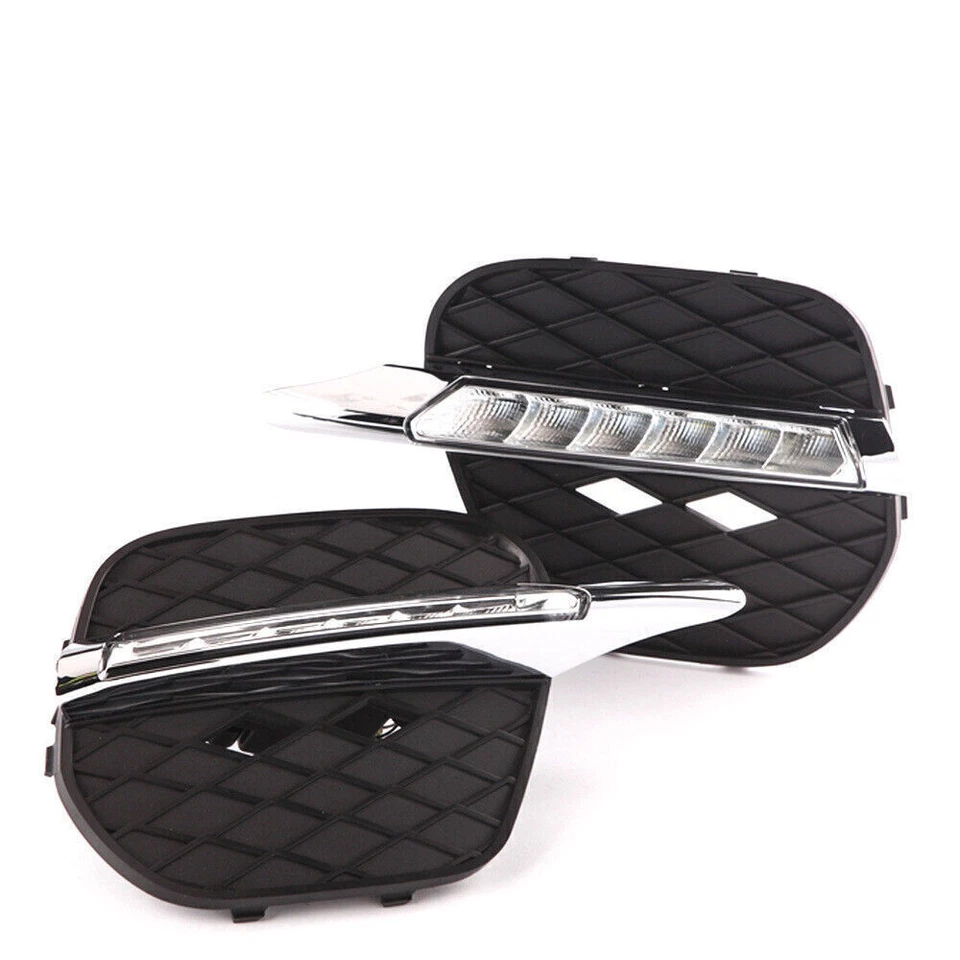 Set DRL LED Daytime Running Light Fog Lamp Fit for BMW X5 E70 LCI SUV 2011-2014 - Изображение 3 из 4