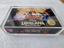 Lorcana Card Acrylic BOOSTER BOX Display Case ONLY With Magnet Lid NEW