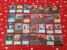 LOTTO CARTE MAGIC 28 Carte Da Collezione Borderless  N990