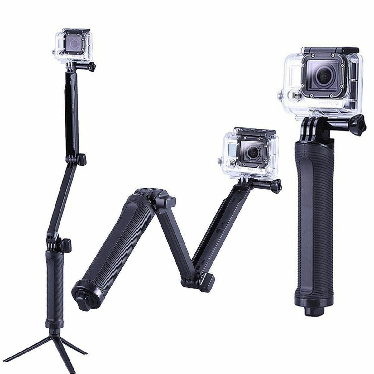 For GoPro Hero Top Hand Grip Arm Selfie Stick Tripod Mount